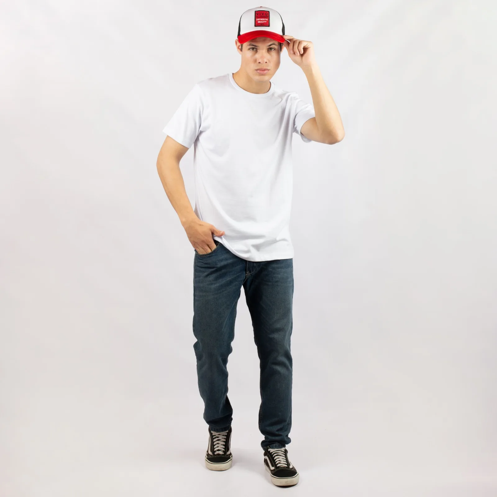 Remera blanca regular - Volsano (foto 2)