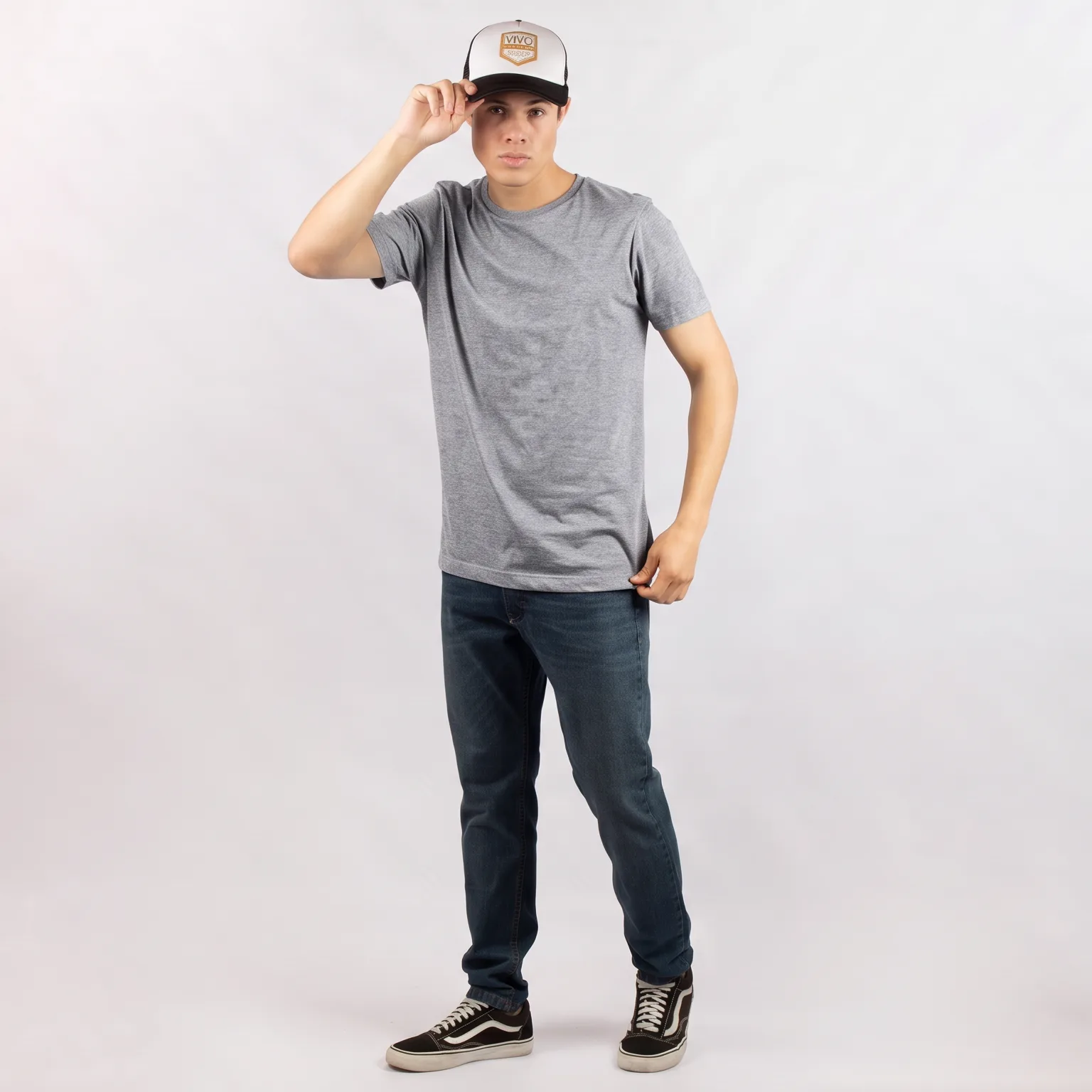 Remera gris regular - Volsano (foto 2)